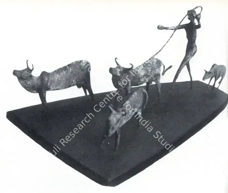 Sehgal, Amar (Artist). Onward March. Bronze, 1957 | Marg, December 1962 | Sculpture | FineArts | 00674828