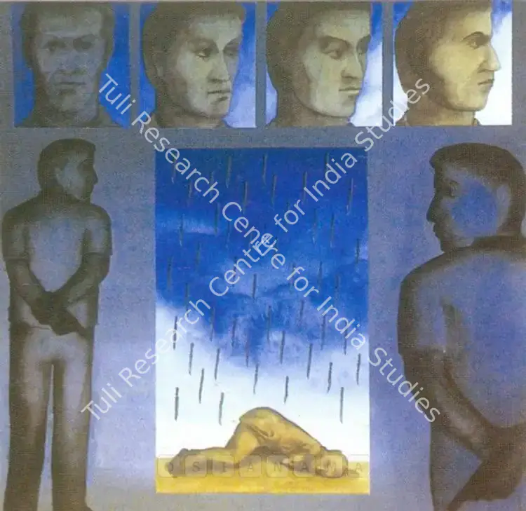 Baruah, Nikhileshwar (Artist). Devotion To Rhythm. Watercolour on paper, n.d. | Painting | FineArts | 00375259