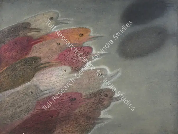 Broota, Shobha (Artist). Aspiration / Towards Nothing. Oil on canvas, 1981 | Painting | FineArts | 00646790