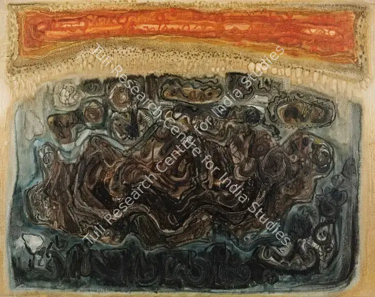 Ambadas (Artist). Sediments of Time Series. Oil on canvas, 1960 | Painting | FineArts | 00337281