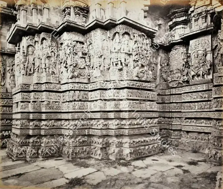 Lyon, Edmund David (Photographer), Hallabeed Temple. Carvings on West Side, n.d. | Antiquarian Photograph | Photography | 00115708