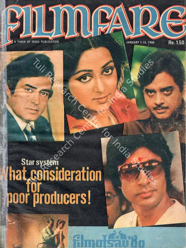 Singh, Bikram (Editor). Filmfare - The Fortnightly Film Magazine. 29(1). Bombay: T P Pithavala, c/o The Times of India, 01 January 1980 | Magazine | CinemaEducation | 00793663