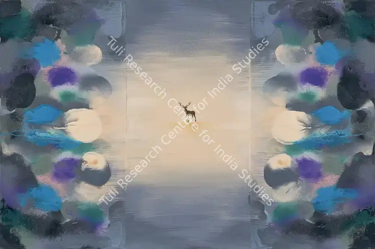 Baruah, Nikhileshwar (Artist). Our Bright Future II. Acrylic on canvas, 2019 | Painting | FineArts | 00547242