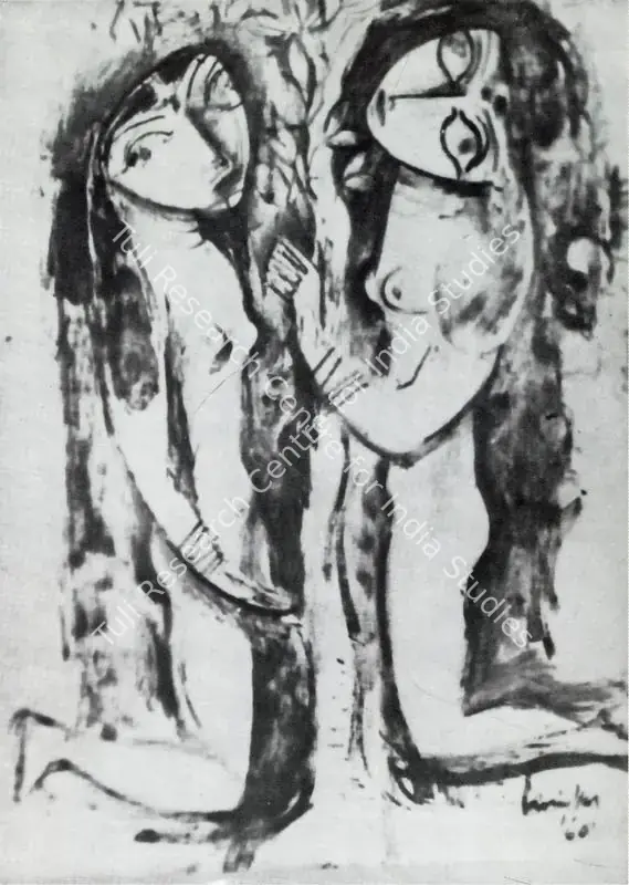 Paniker, K.C.S. (Artist). Spring. Oil, 1960 | Artrends, October 1961 | Painting | FineArts | 00551115