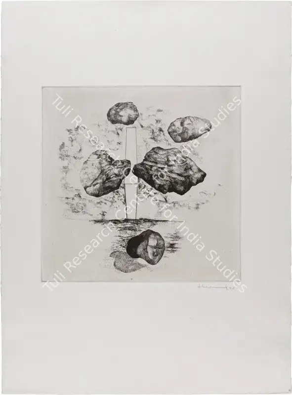 Dakoji, Devraj (Artist). Untitled. Etching, c.1978 | Graphic Art | FineArts | 00419176