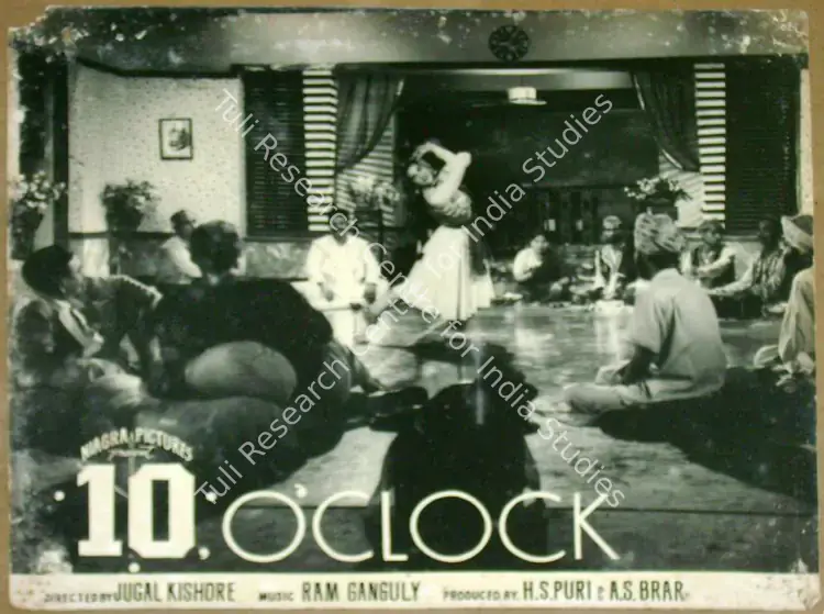 Brar, A.S. (Producer), 10 O Clock, 1958 | Lobby Card | CinemaEducation | 00809097