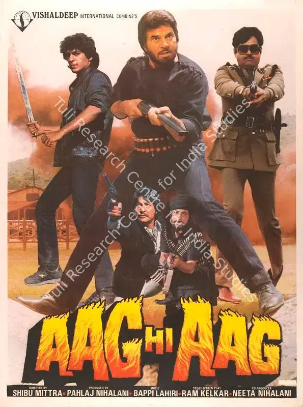 Nihalani, Pahlaj (Producer), Aag Hi Aag, 1987 | Full Sheet Poster | CinemaEducation | 00767377