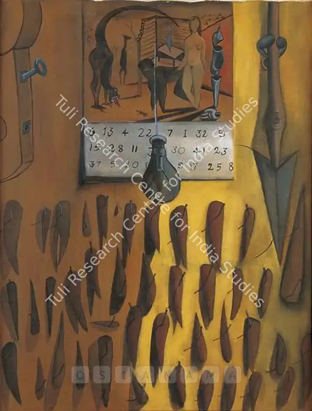 Nair, Surendran (Artist). The Trophies. Oil on canvas, 1994 | Painting | FineArts | 00600843