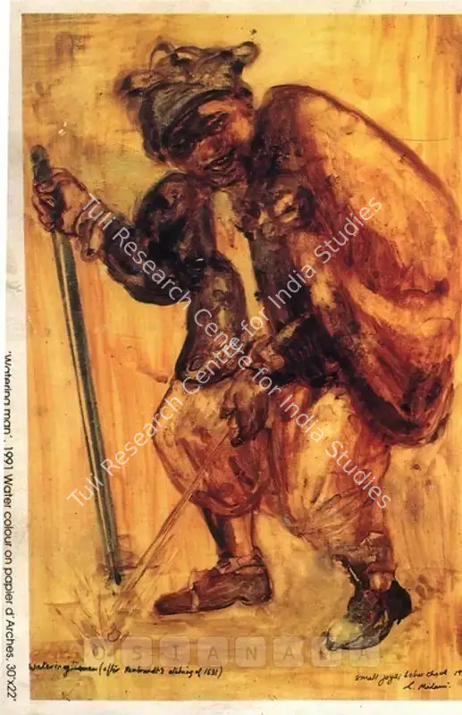 Malani, Nalini (Artist). Nalini Malani - Exhibition of Paintings, Monotypes and A Limited Edition of Books "The Degas Suit" and "The Hieroglyph Series". New Delhi: L.T.G. Art Gallery, 1992 | Solo Exhibition Invitation | FineArts | 00859316