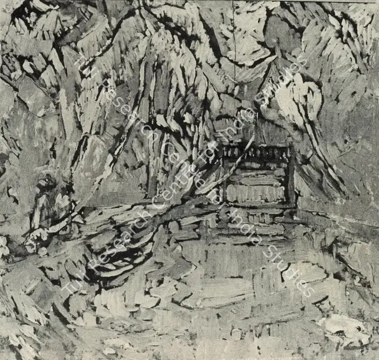 Paniker, K.C.S. (Artist). Orange Canal. Oil on paper, 1952 | Marg, March 1979 | Painting | FineArts | 00674558