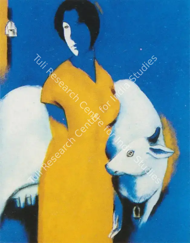 Jagtap, Surendra (Artist). Aesthetics of colours and expressions III. Oil on canvas, n.d. | Painting | FineArts | 00372106