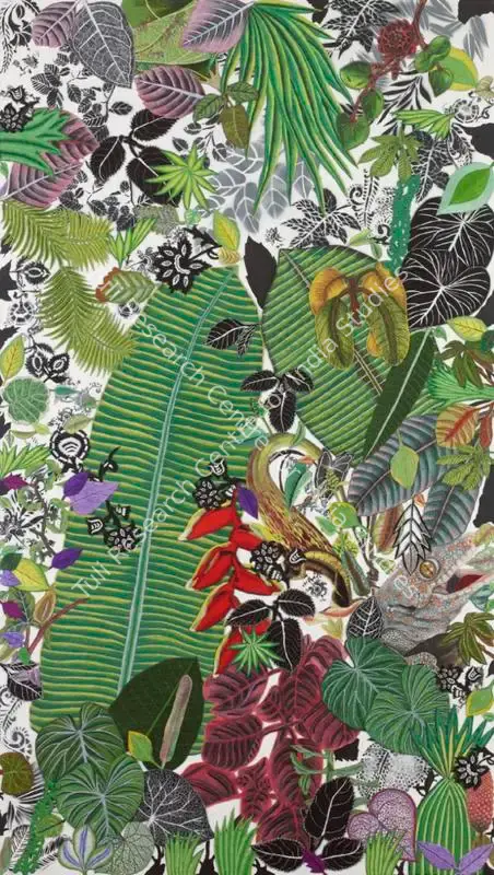 Kejriwal, Suhasini (Artist). Untitled. Silk embroidery and brocade on canvas, 2006 | Painting | FineArts | 00336577