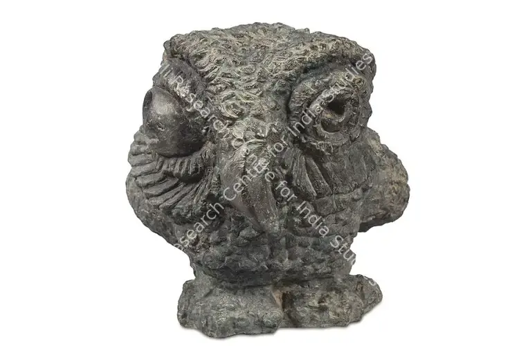 Pyne, Phulchand (Artist). An Owl . Bronze, n.d. | Sculpture | FineArts | 00646800