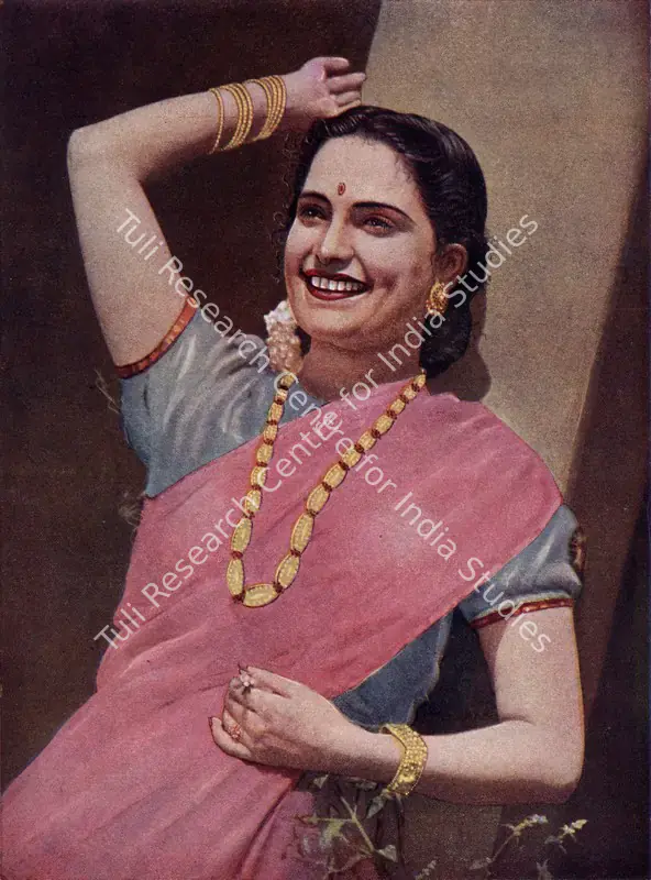 Unknown (Artist), Chandra Prabha | Oleograph, January 1944, Filmindia, January 1944 | CinemaEducation | 00858390