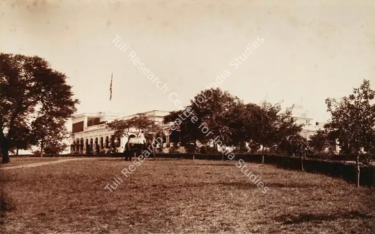 Dayal, Lala Deen (Photographer), Residency front view Odeypur, c.1890 | Antiquarian Photograph | Photography | 00115153