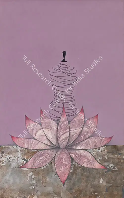 Durrani, Ayesha (Artist). Untitled. Marbling, silver leaf, ink and gouache on paper, 2008 | Painting | FineArts | 00642692