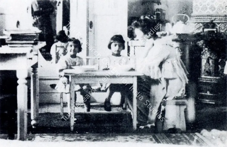 Khanna, Krishen (Photographer). Mother and Children in Hungary. 1918 | Contemporary Photograph, Marg, March 1972 | Photography | 00513008