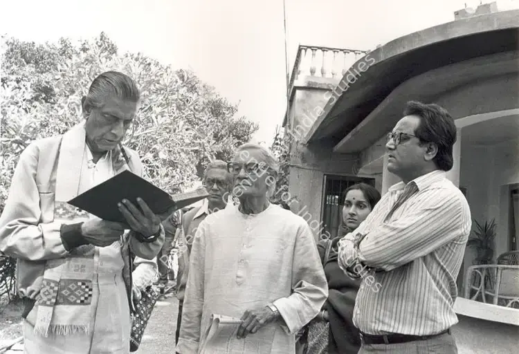 Ghosh, Nemai (Still Photographer), Agantuk, 1991 | Working Still | CinemaEducation | 00663667
