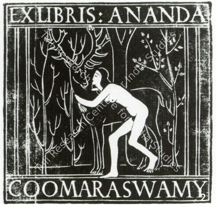Gill, Eric (Artist). Girl with Deer. Wood Engraving, 1920 | Marg, December 2022 - March 2023 | Graphic Art | FineArts | 00675319
