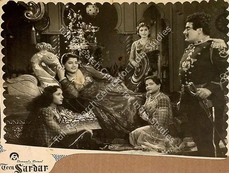 Dosani, A.J. (Producer), Teen Sardar, 1955 | Lobby Card | CinemaEducation | 00828581