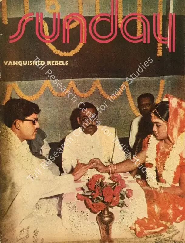Sarkar, Aveek (Editor). Sunday. Calcutta: Ananda Bazar Patrika, 30 December 1973 | Magazine | CinemaEducation | 00842353