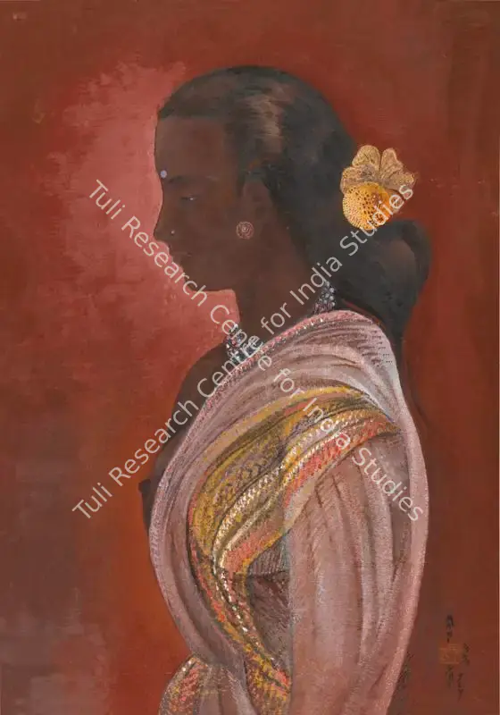 Dey, Manishi (Artist). Daughter of the soil. Oil on board, 1956 | Painting | FineArts | 00341454