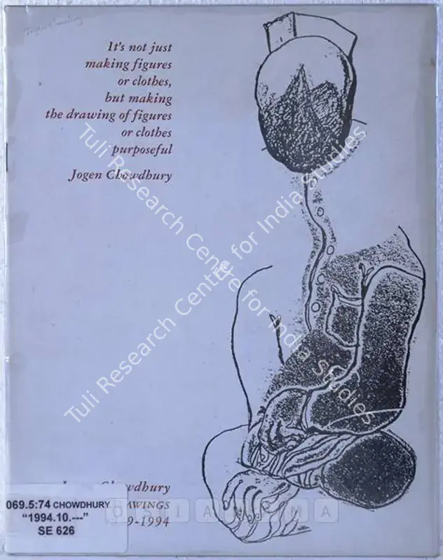 Chowdhury, Jogen (Artist). Jogen Chowdhury Drawings 1959 - 1994. New Delhi: Seagull, 1994 | Solo Exhibition Catalogue  | 00875470