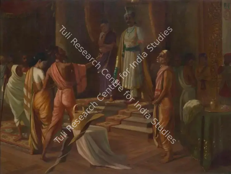 Varma, Rama (Artist). Untitled. Oil on canvas, 1914 | Painting | FineArts | 00548027
