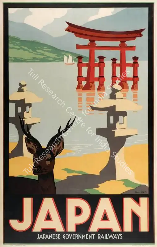 Brown, After Irwin (Artist). Japan-Japanese Government Railways. Lithographic print on paper, 1934 | Travel Publicity Related Art & Poster | PopCulture | 00092908