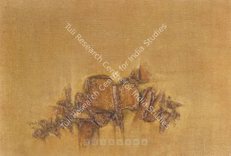 Qadri, Sohan (Artist). Untitled. Oil on canvas, 1968 | Painting | FineArts | 00562855