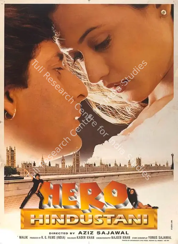 Sajaawal, Aziz (Director), Hero Hindustani, 1998 | Full Sheet Poster | CinemaEducation | 00768460