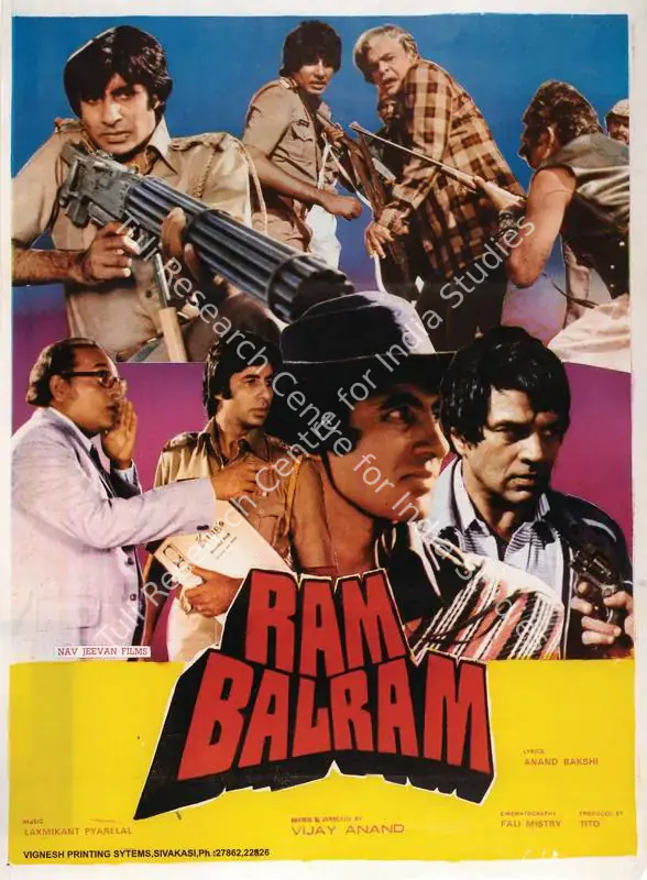 Tito (Producer), Ram Balram, 1980 | Full Sheet Poster | CinemaEducation | 00766976
