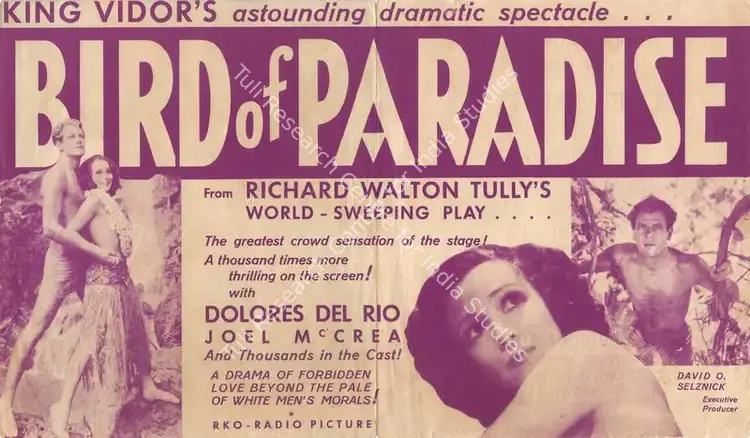 Vidor, King (Producer), Bird of Paradise, 1932 | Handbill | CinemaEducation | 00760540
