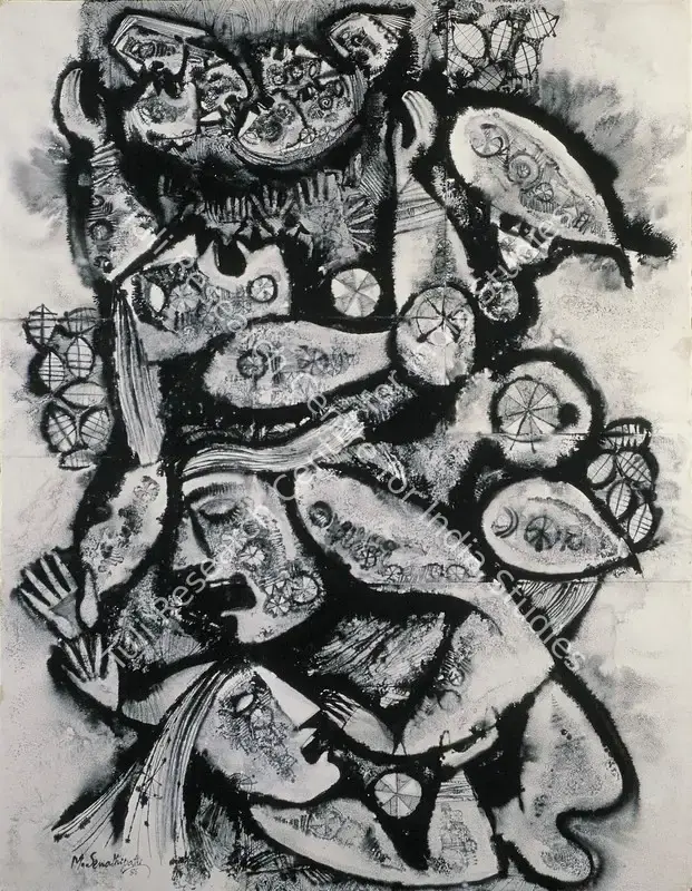 Senathipathi, M. (Artist). Untitled. Watercolour & ink on paper, 1986 | Painting | FineArts | 00599423