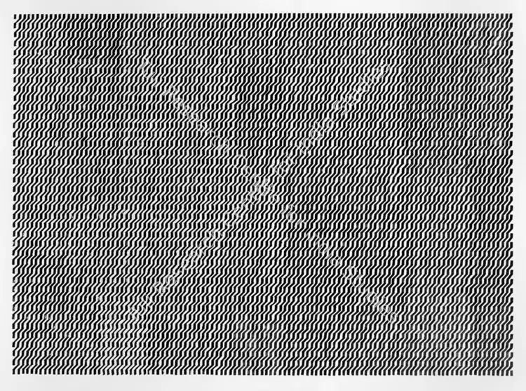 Talpur, Mohammad Ali (Artist). Untitled (Alif). Ink on paper pasted on mountboard, 2012 | Painting | FineArts | 00330935