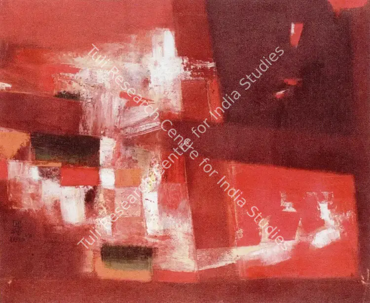 Kapoor, Bhagwan (Artist). Window View. Ink and watercolour on paper, 1967 | Painting  | 00876966