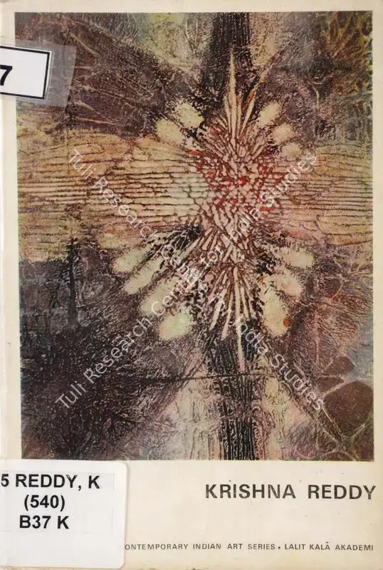 Krishna Reddy. New Delhi: Lalit Kala Akademi, 1974 | Edited Book | FineArts | 00845916