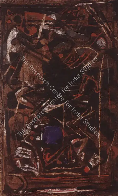 Kudallur, Achutan (Artist). Achuthan Kudallur - Exhibition of Paintings. Bombay: Sakshi Gallery, 1993 | Solo Exhibition Invitation | FineArts | 00859279