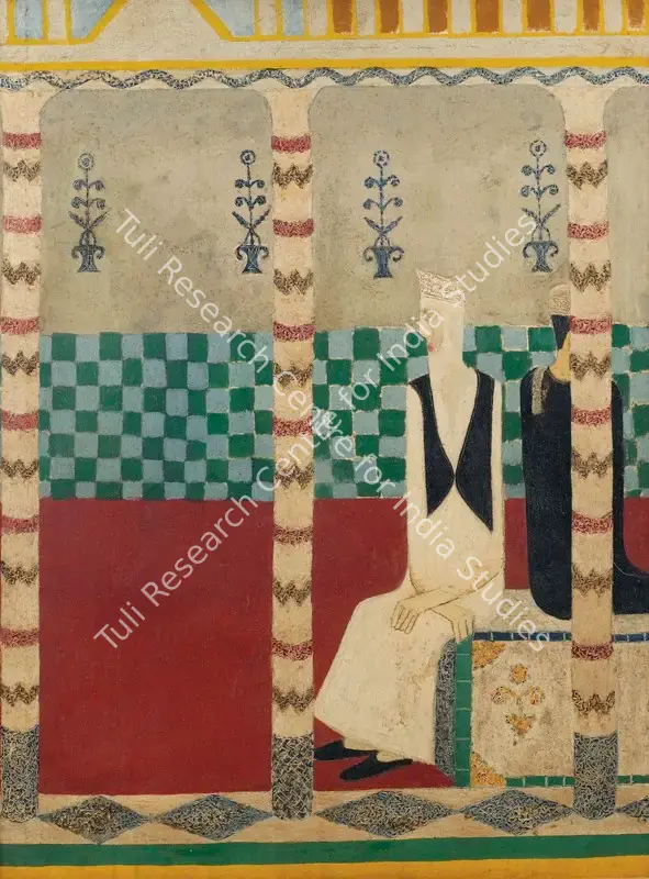 Kar, Sanat (Artist). Memories. Oil on canvas, 1958 | Painting | FineArts | 00560974