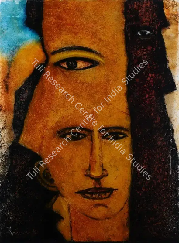 Roy, Suman (Artist). Untitled. Acrylic on acrylic sheet, 1998 | Painting | FineArts | 00647178