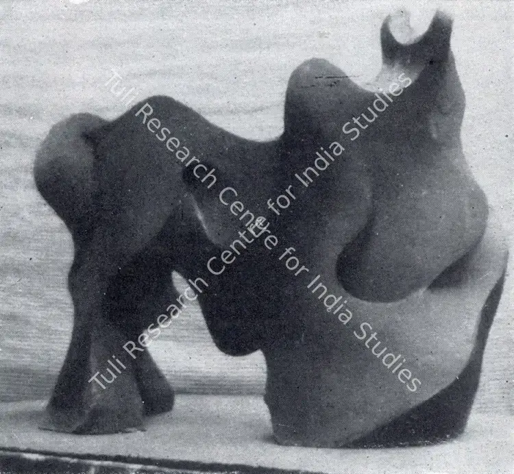 Kaneria, Raghav (Artist). Bull. Bronze, 1958 | Marg, December 1962 | Sculpture | FineArts | 00674892