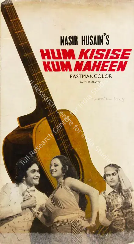 Husain, Nasir (Producer), Hum Kisise Kum Naheen, 1977 | Song-Synopsis Booklet | CinemaEducation | 00864794