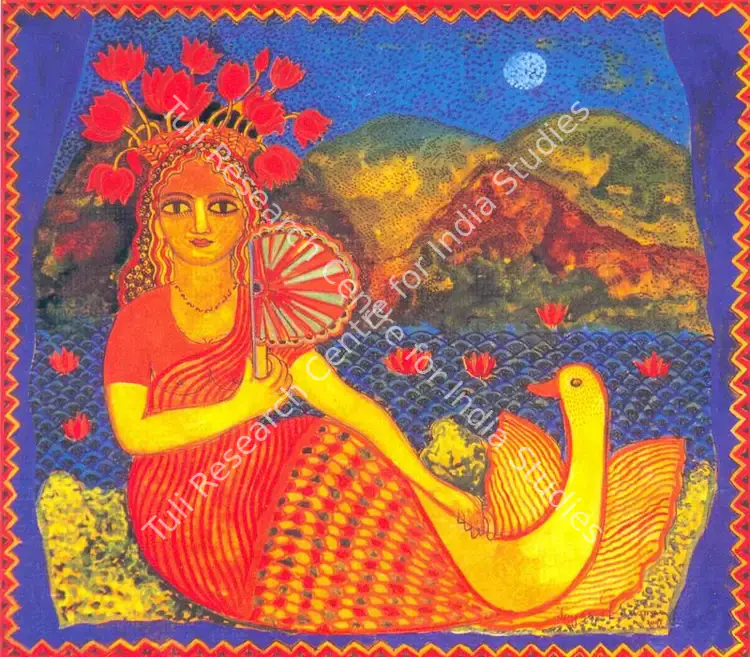 Burman, Jayshri (Artist). Untitled. Mixed media on mountboard, 2001 | Painting | FineArts | 00372705
