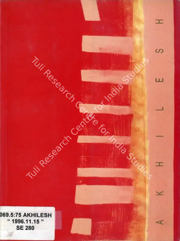 Akhilesh (Artist). An Exhibition of Paintings by Akhilesh. 1996 | Solo Exhibition Catalogue  | 00876433