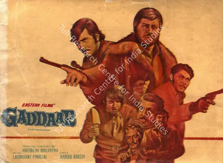 Malhotra, Harmesh (Producer), Gaddaar, 1973 | Song-Synopsis Booklet | CinemaEducation | 00864384