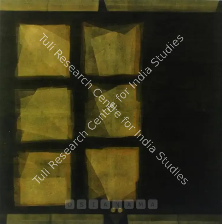 Pushkale, Manish (Artist). Ardhanarishwar. Oil on canvas, 2004 | Painting  | 00881086