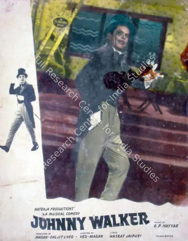 Joshi, T.R. (Cinematographer), Johnny Walker, 1957 | Lobby Card | CinemaEducation | 00818408
