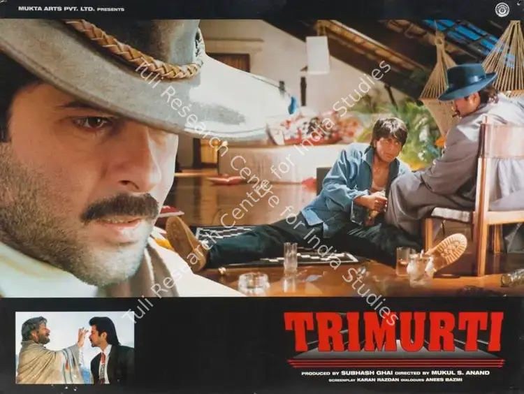 Mehta, Ashok (Cinematographer), Trimurti, 1995 | Lobby Card | CinemaEducation | 00788963