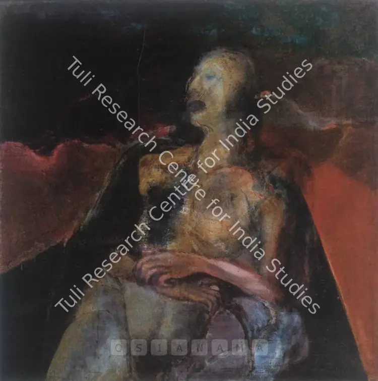 Malani, Nalini (Artist). Untitled. Oil on canvas, 1974 | Painting | FineArts | 00598752