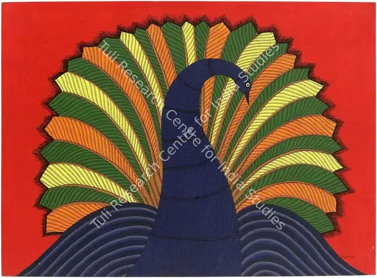 Shyam, Bhajju (Artist). Untitled (Gond Art). Acrylic, pen and ink on paper, n.d. | Painting | FineArts | 00352203